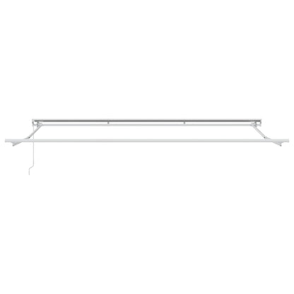 Manual Retractable Awning Yellow and Orange 5 x 3.5 m