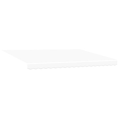 Manual Retractable Awning White 4.5 x 3.5 m