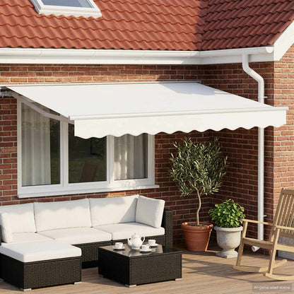 White 3 x 2.5 m Polyester with PU coating
