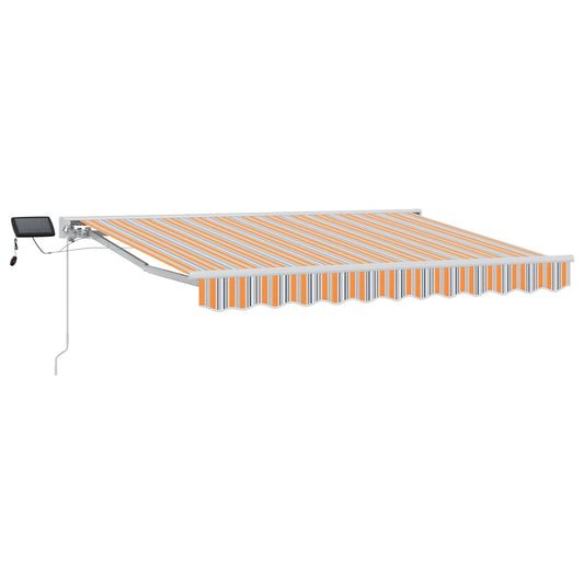 Manual Awning Frame with LEDs 3.5 x 2.5 m