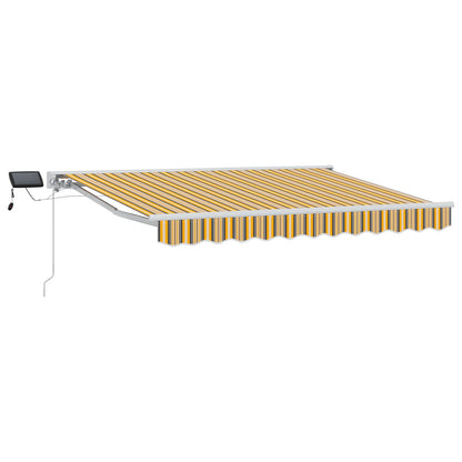 Manual Awning Frame with LEDs 3.5 x 2.5 m
