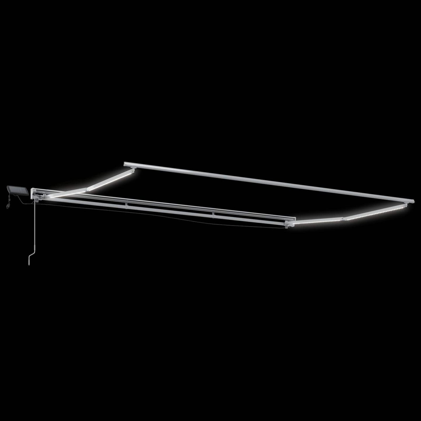 Manual Awning Frame with LEDs 5 x 3.5 m