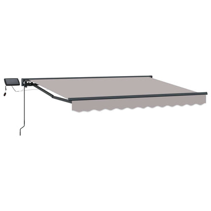 Light Grey and Anthracite 3 x 2.5 m Polyester with PU coating