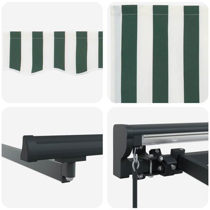 Green, White and Anthracite 3 x 2.5 m Polyester with PU coating