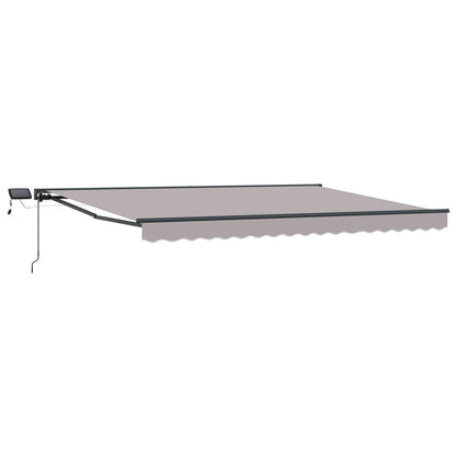 Manual Awning Frame with LEDs 4 x 3.5 m