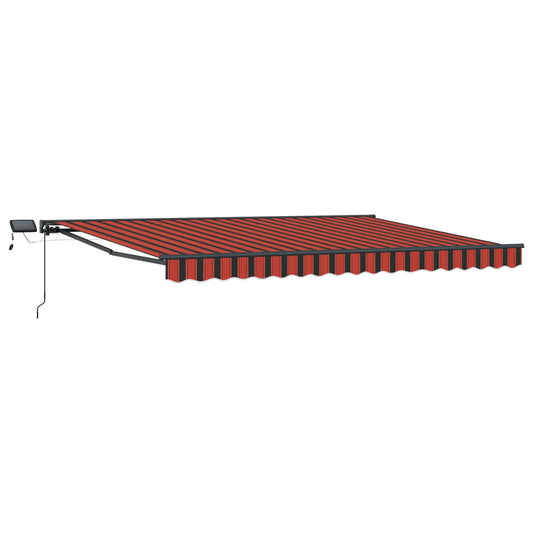 Manual Awning Frame with LEDs 4.5 x 3 m