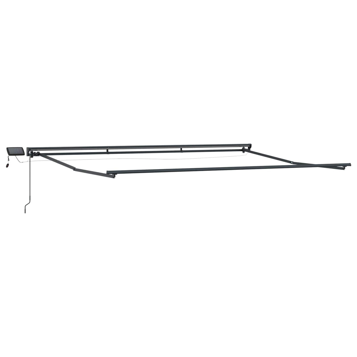 Manual Awning Frame with LEDs 4.5 x 3.5 m