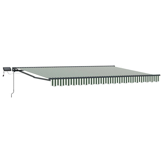 Manual Awning Frame with LEDs 4.5 x 3.5 m