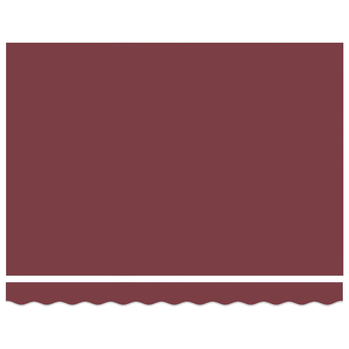 Electric Retractable Awning Burgundy and White 2.5 x 2 m