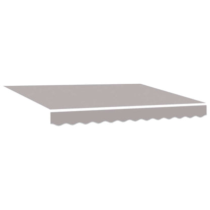 Electric Retractable Awning Light Grey and White 3 x 2.5 m