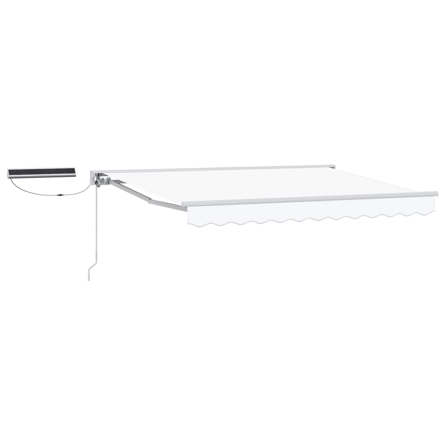 Electric Retractable Awning White 3.5 x 2.5 m
