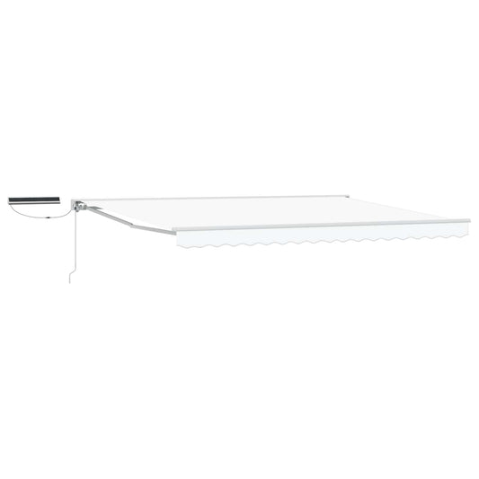 Electric Retractable Awning White 4.5 x 3.5 m