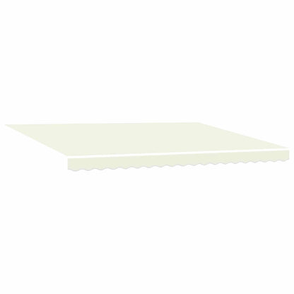Electric Retractable Awning Cream and White 5 x 3.5 m