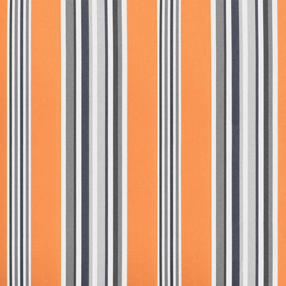 Electric Retractable Awning Blue, Orange and White 5 x 3.5 m