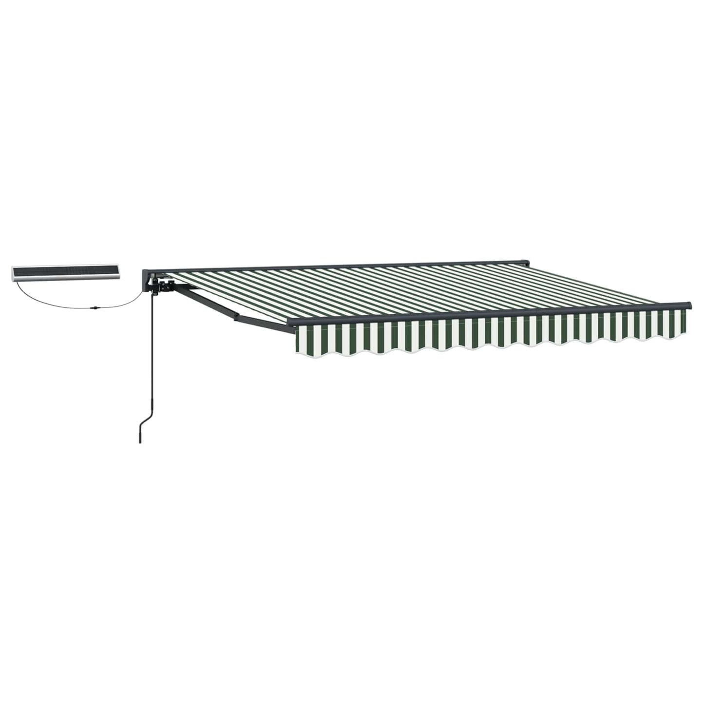 Electric Retractable Awning 3 x 2.5 m Polyester with PU coating
