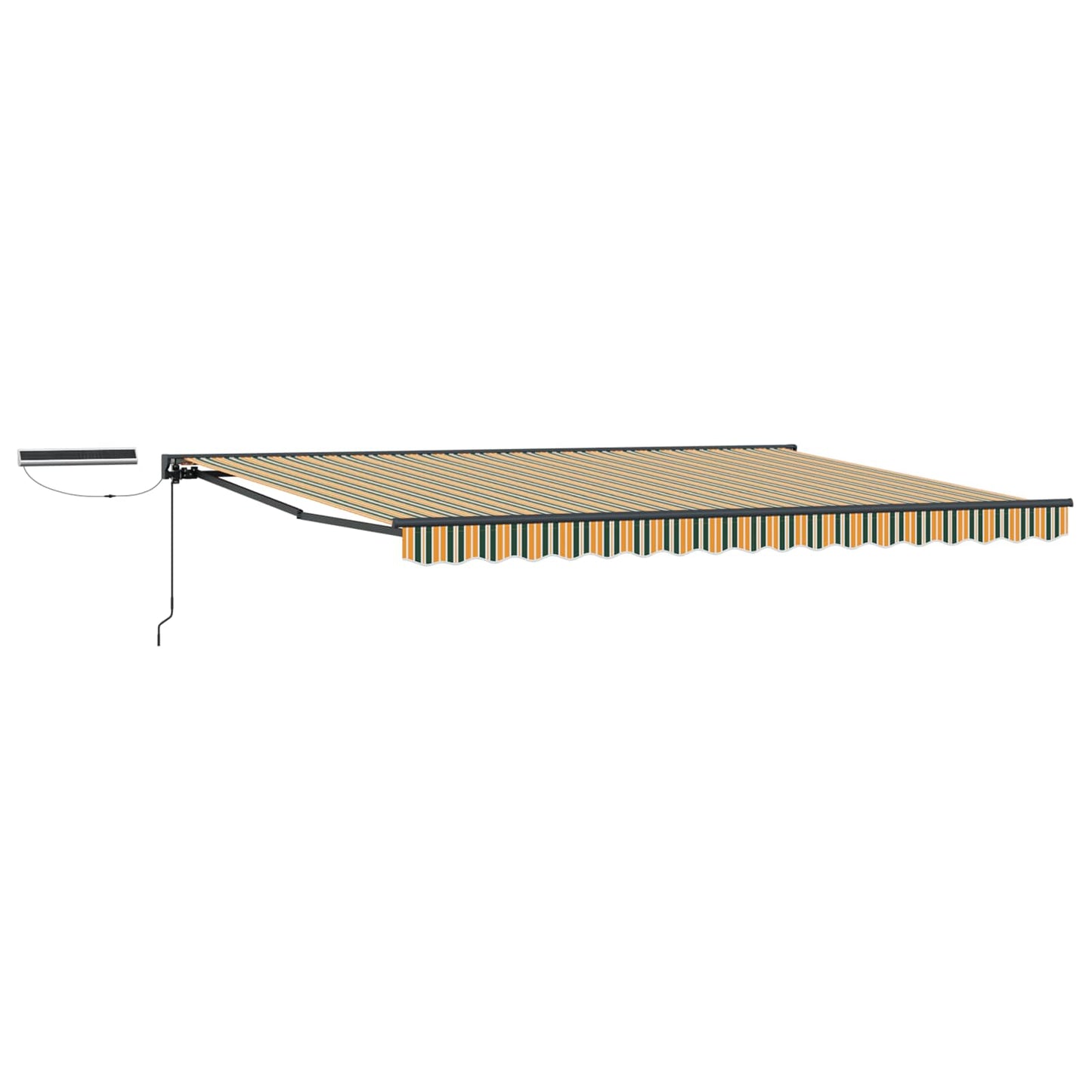 Electric Retractable Awning 4 x 3 m Polyester with PU coating
