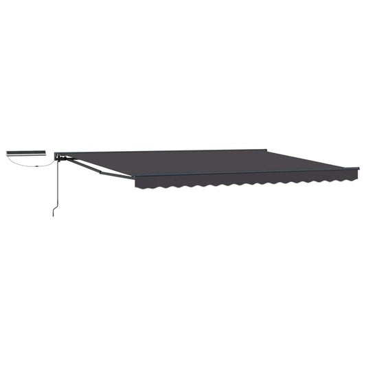 Electric Retractable Awning Anthracite 4 x 3.5 m