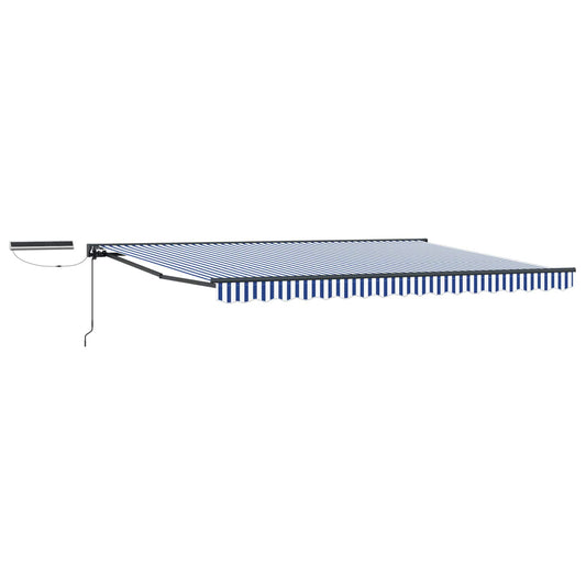 Electric Retractable Awning 4.5 x 3 m Polyester with PU coating