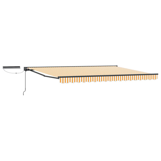 Electric Retractable Awning 4.5 x 3 m Polyester with PU coating