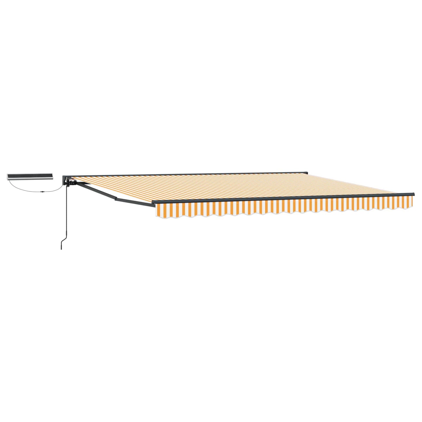 Electric Retractable Awning 5 x 3 m Polyester with PU coating