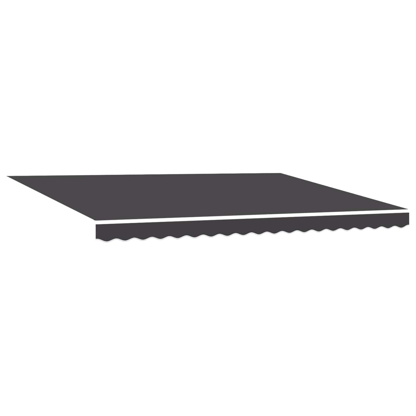 Electric Retractable Awning Anthracite and Grey 5 x 3 m