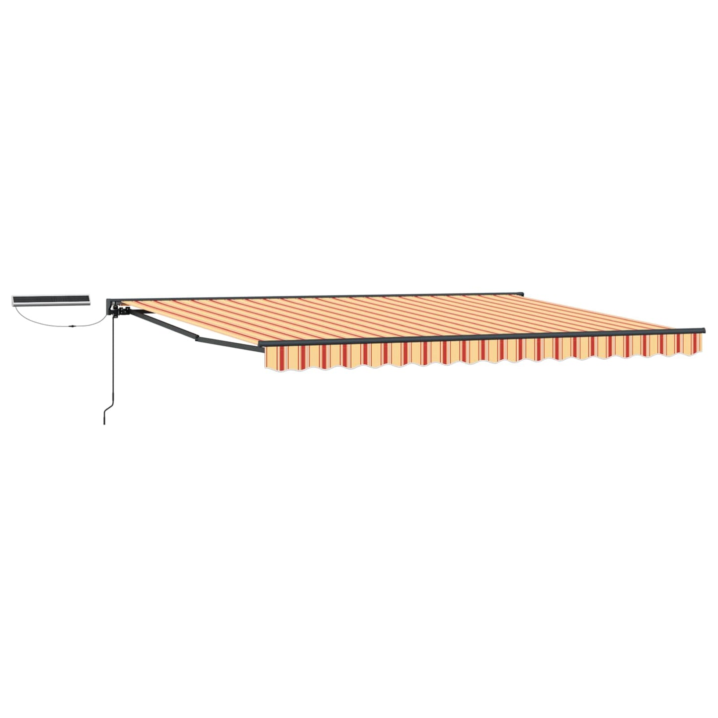 Electric Retractable Awning 5 x 3.5 m Polyester with PU coating