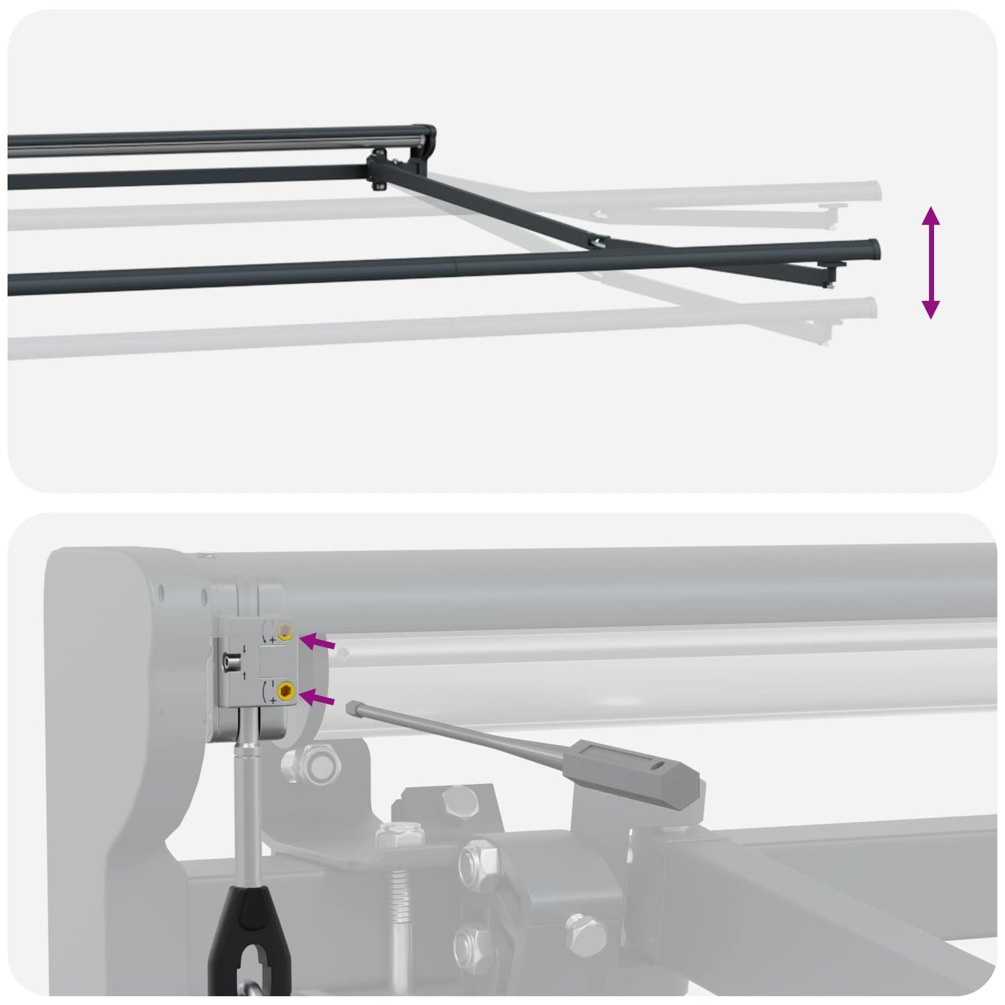 Electric Retractable Awning 5 x 3.5 m Polyester with PU coating