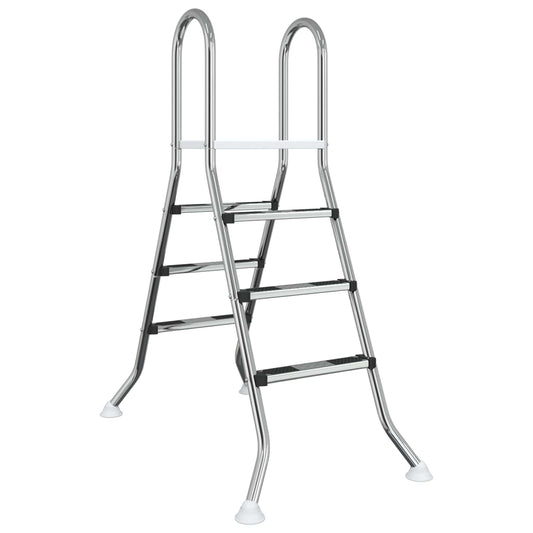 Above Ground Pool Ladder 100 cm 3-Step Stainless Steel 304