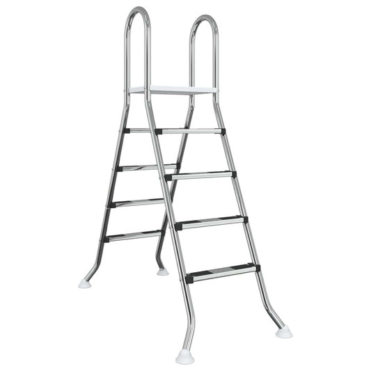 Above Ground Pool Ladder 195 x 150 cm 4-Step