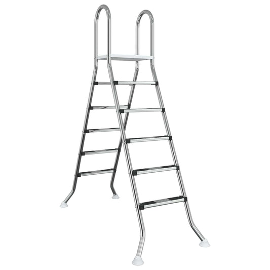 Above Ground Pool Ladder 224 x 175 cm 5-Step