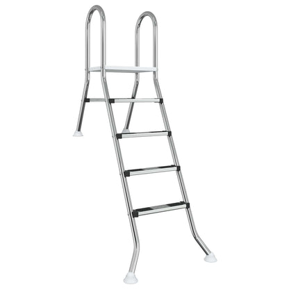 Partially in-Ground Pool Ladder 195 x 116 cm 4-Step