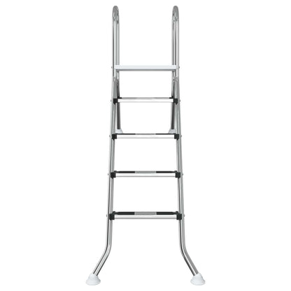 Partially in-Ground Pool Ladder 195 x 116 cm 4-Step