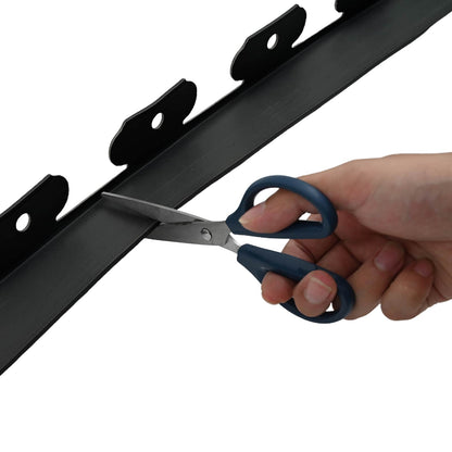 Lawn Edgings Black 3000 x 4 x 5 cm Plastic