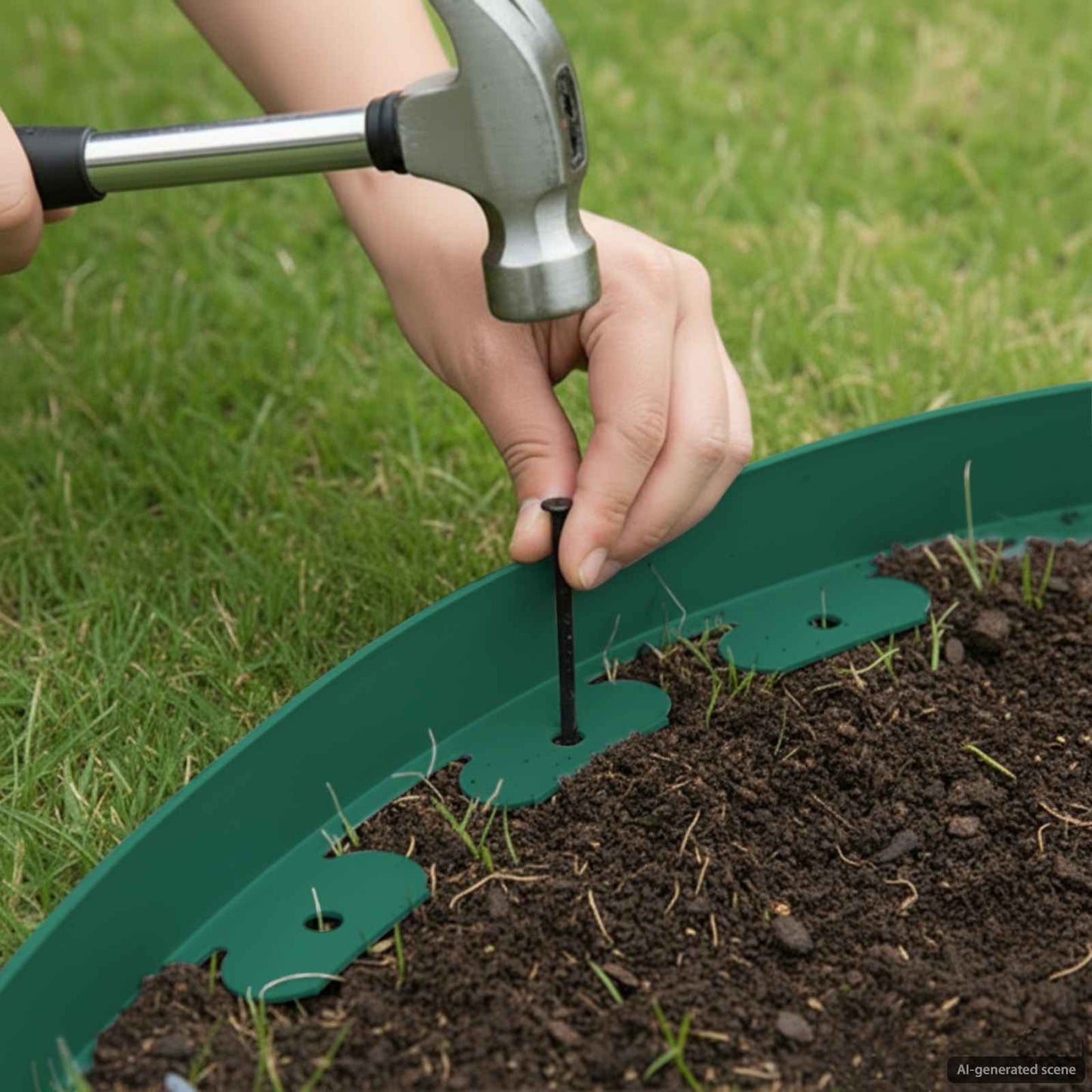 Lawn Edgings Green 4000 x 4 x 5 cm Plastic