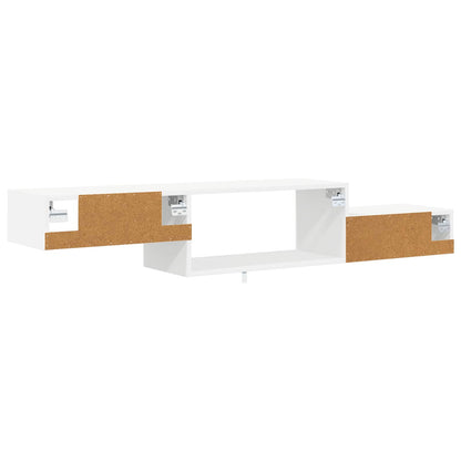 Wall-mounted TV Cabinet Wall-Mounted White 150 x 28 x 26 cm