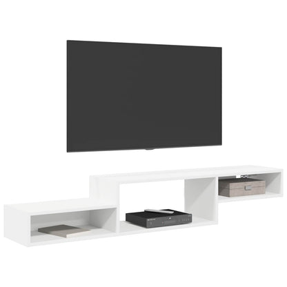 Wall-mounted TV Cabinet Wall-Mounted White 150 x 28 x 26 cm