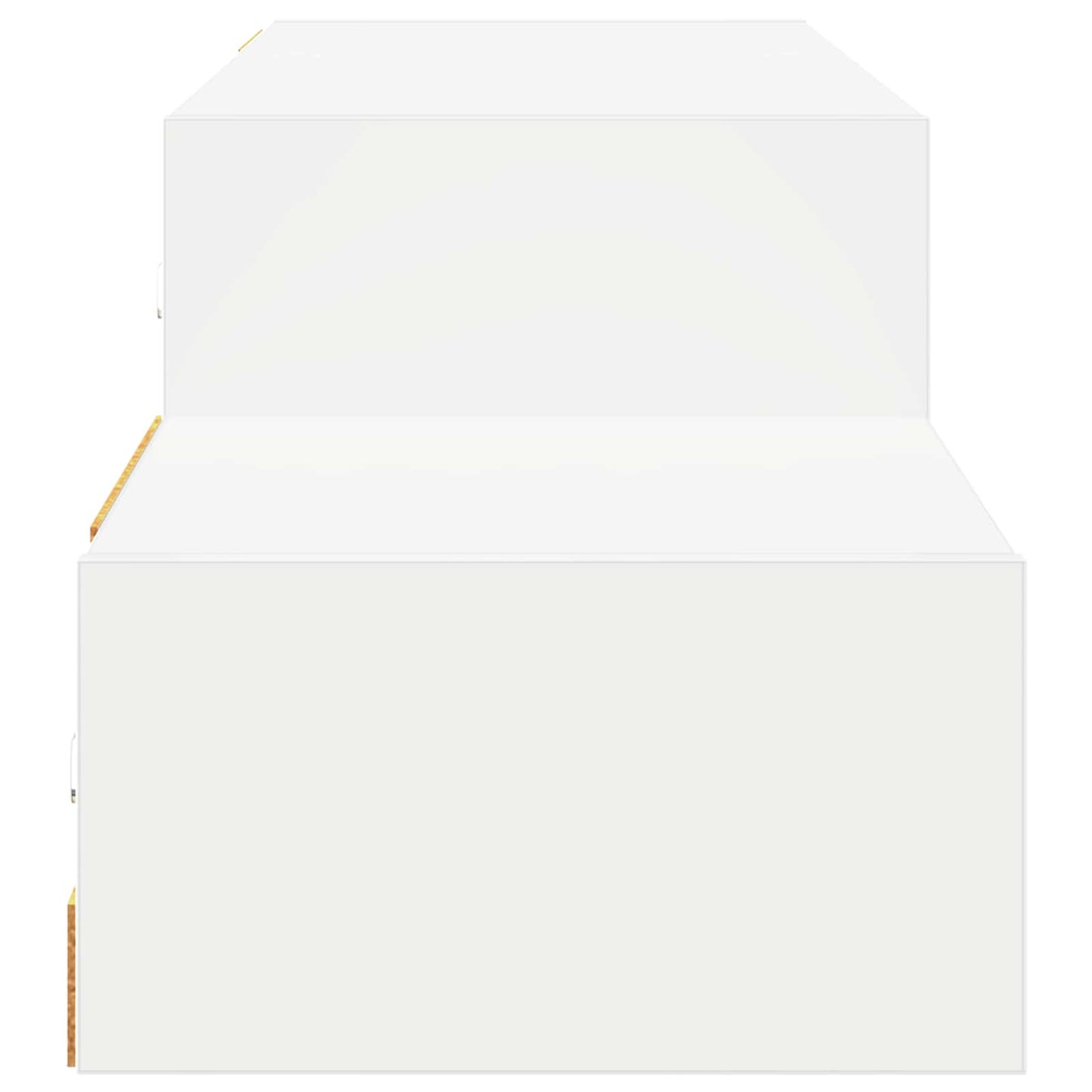 Wall-mounted TV Cabinet Wall-Mounted White 150 x 28 x 26 cm