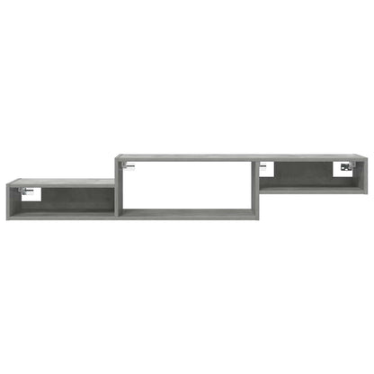 Wall-mounted TV Cabinet Wall-Mounted Concrete Grey