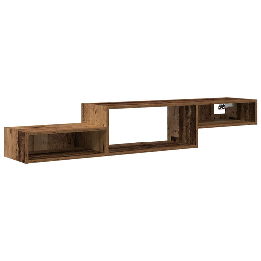 Wall-mounted TV Cabinet Wall-Mounted Old Wood 150 x 28 x 26 cm