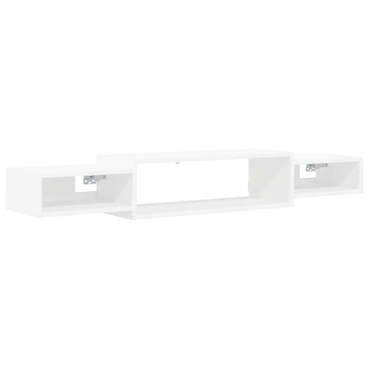 Wall-mounted TV Cabinet Wall-Mounted White 140 x 28 x 21 cm
