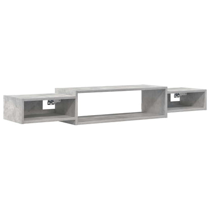 Wall-mounted TV Cabinet Wall-Mounted Concrete Grey