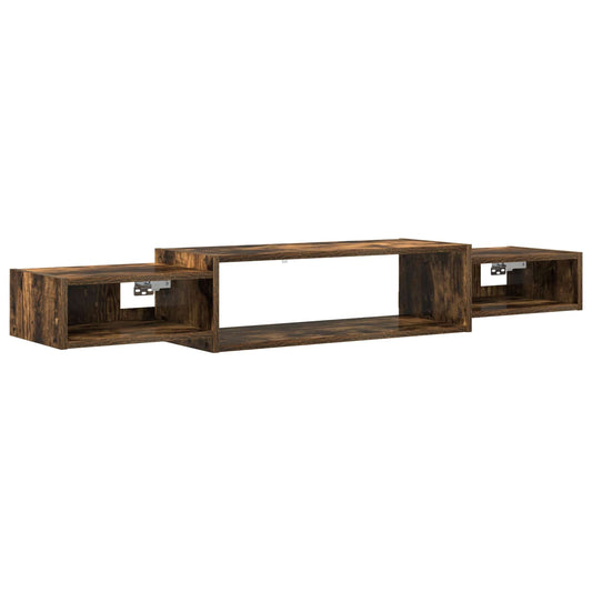 Wall-mounted TV Cabinet Wall-Mounted Smoked Oak