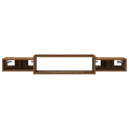 Wall-mounted TV Cabinet Wall-Mounted Old Wood 140 x 28 x 21 cm