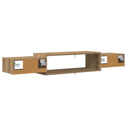 Wall-mounted TV Cabinet Wall-Mounted Artisan Oak
