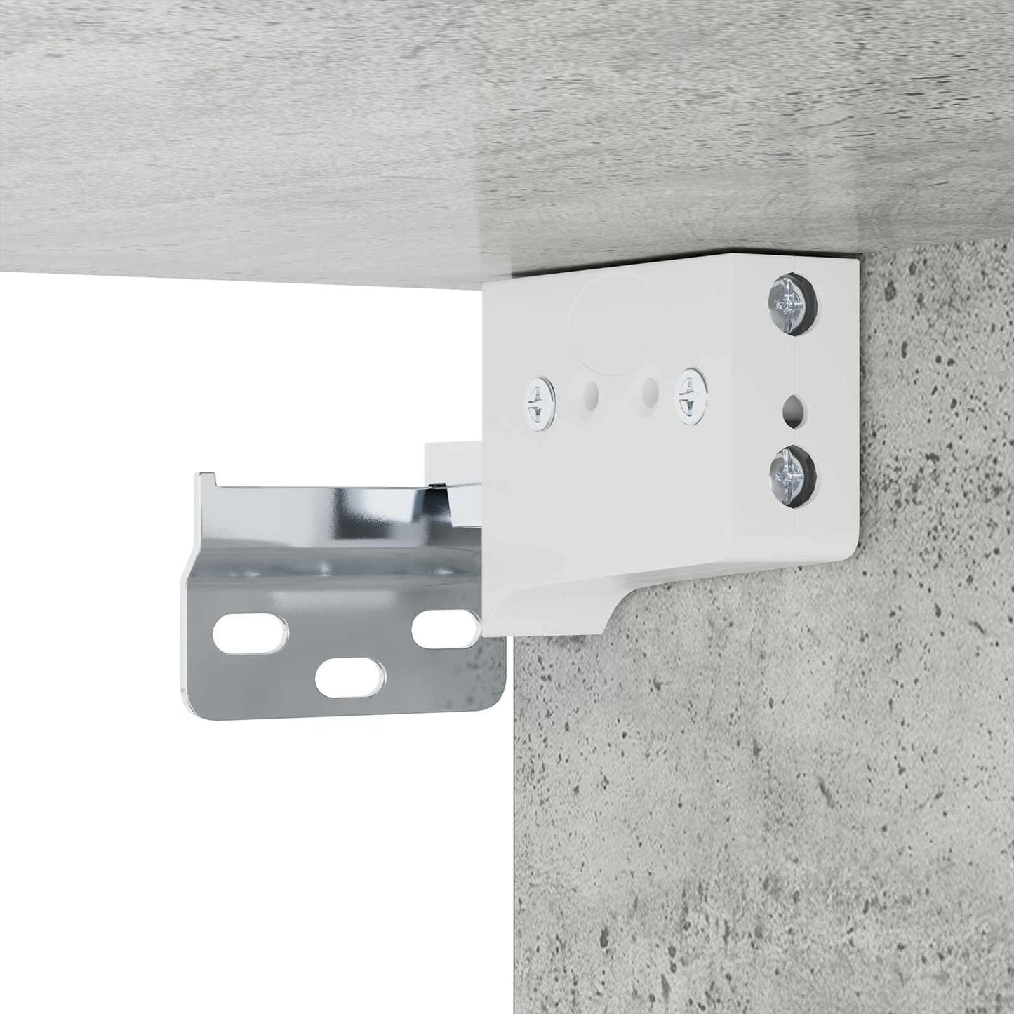 Wall-mounted TV Cabinet Wall-Mounted Concrete Grey