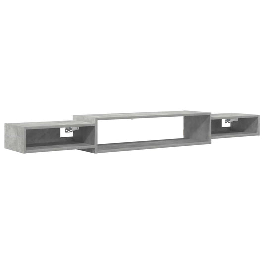 Wall-mounted TV Cabinet Wall-Mounted Concrete Grey