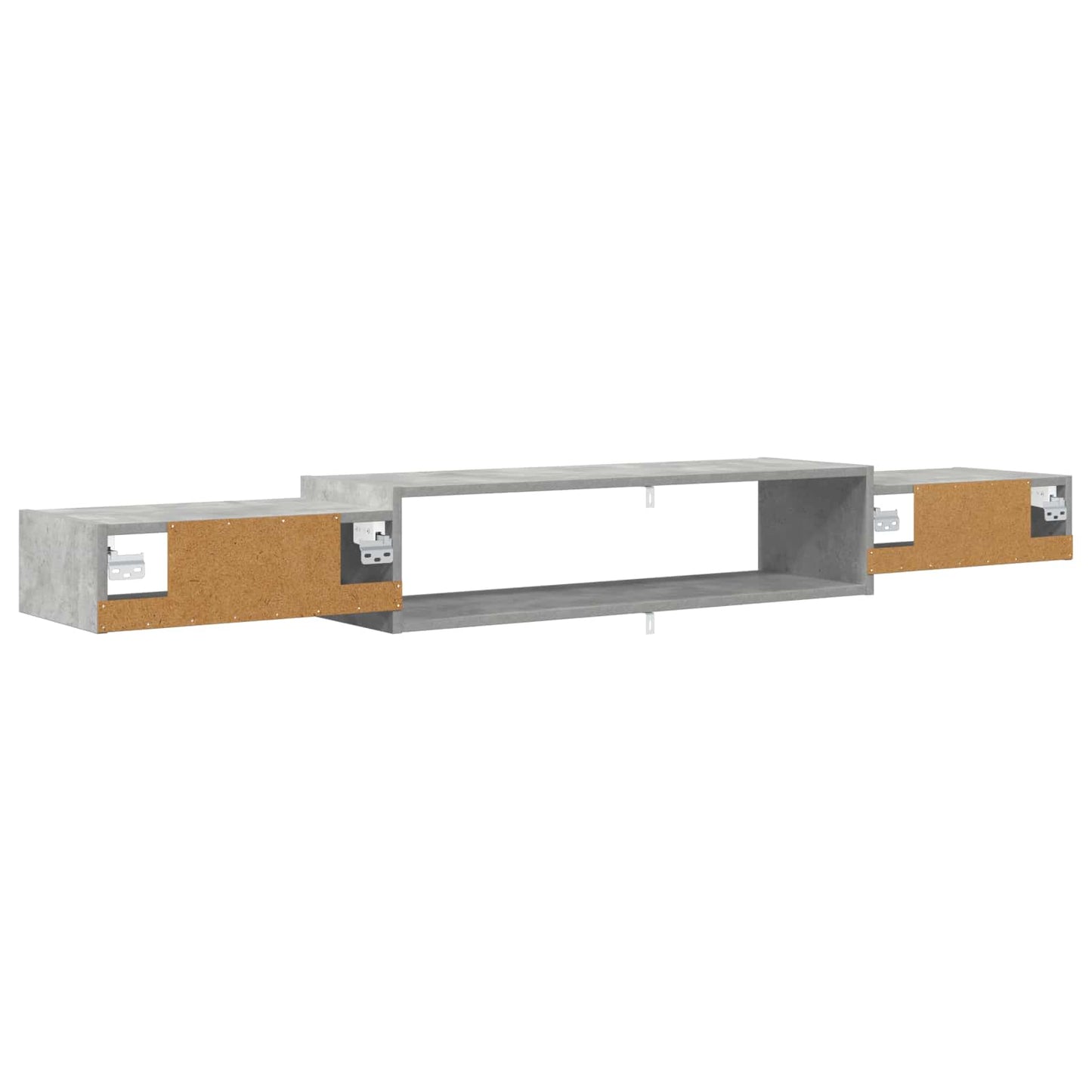 Wall-mounted TV Cabinet Wall-Mounted Concrete Grey
