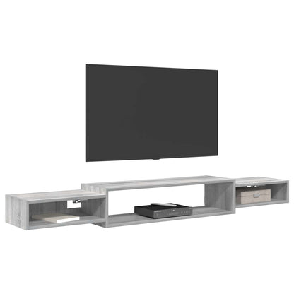 Wall-mounted TV Cabinet Wall-Mounted Grey Sonoma