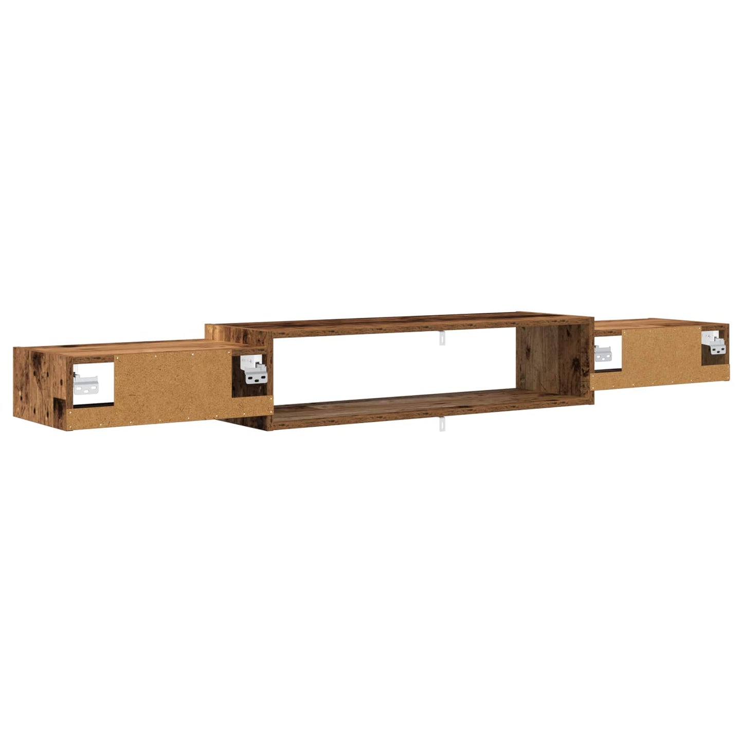 Wall-mounted TV Cabinet Wall-Mounted Old Wood 180 x 28 x 21 cm