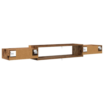 Wall-mounted TV Cabinet Wall-Mounted Old Wood 180 x 28 x 21 cm